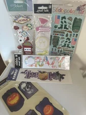 Lot Of 6 Scrapbook Sticker Packages Jolee’s/Small Talk /Stickopotamus/Etc
