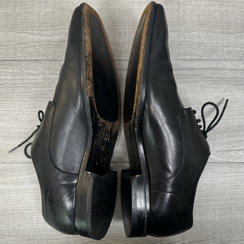 BOSS Hugo Boss Men's Leather Remy Derby Business Oxford Dress Shoes Black Size 7 - Picture 6 of 17