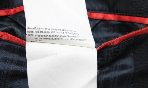 HUGO BOSS Aamon / Hago Blazer Men's US 34R Wool Blend Single Breasted Notch Logo - Picture 9 of 12