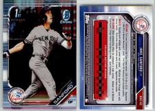 Jake Sanford 2019 Bowman Draft Chrome Refractor BDC-82 Yankees 1st