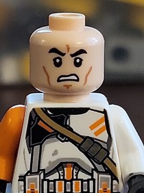 Lego Star Wars 212th Airborne Clone Trooper Minifigure 75036 Utapau Orange 