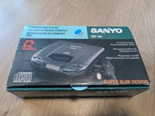 BRAND NEW Sanyo CDP-190 Portable CD Player - Original Box (NOS) Retro Vintage