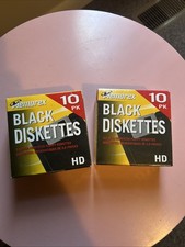 2 10-Packs Memorex Black Diskettes Floppy Disks 3.5" Brand New Sealed