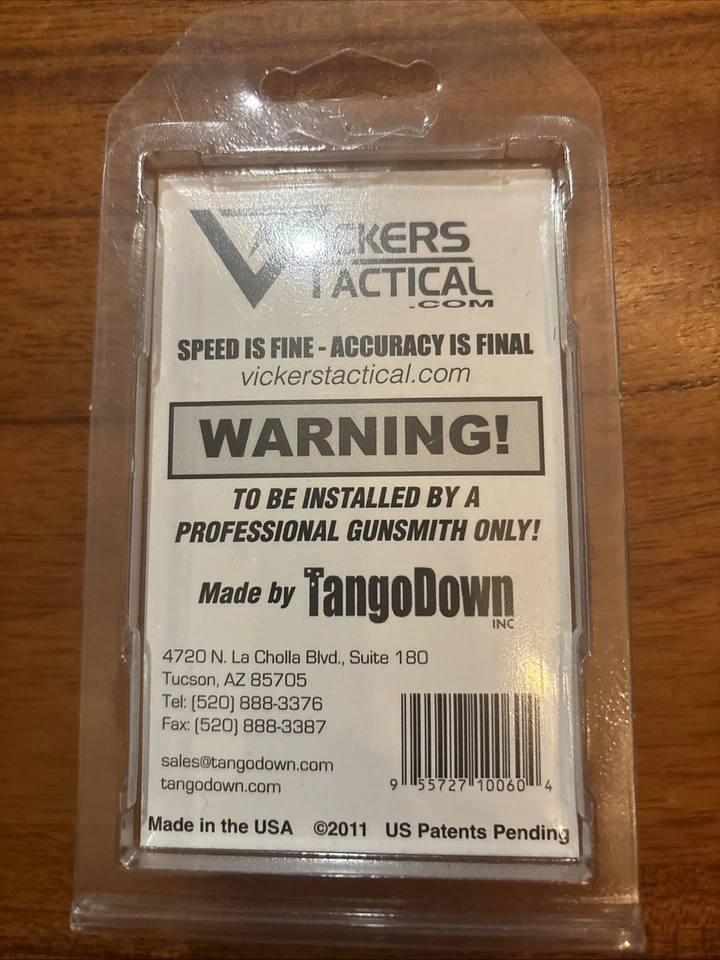 ACTUALIZADO Vickers para Glock 42 43 Tactical Slide Stop VTSS-002 Tango Down G43 G42 Foto 2 de 2