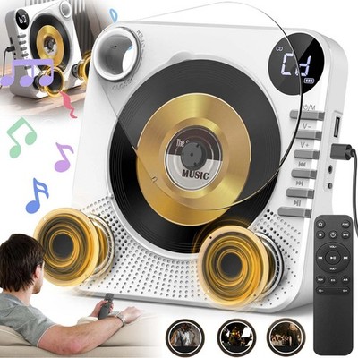 Bluetooth MINI CD Player eingebauten HiFi Lautsprechern Desktop CD-Player NEUE