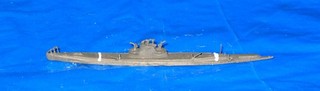 S Submarine SJÖLEJONET Rhenania 97 Metal 1:1250