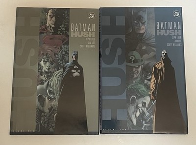 BATMAN HUSH VOL. 1 & 2 HC NM DC COMICS 1ST EDITION JEPH LOEB & SIGNED BY JIM LEE