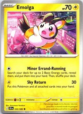 Emolga 030/086 Common Chaos Rising Pokemon NM