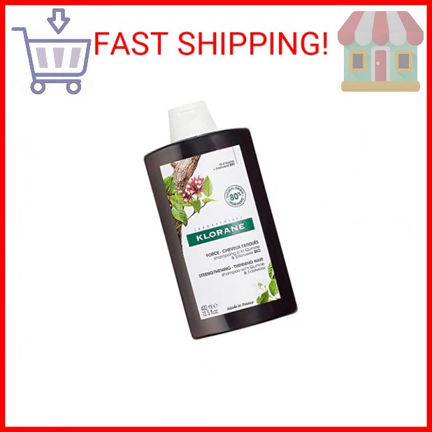 Klorane Strengthening Shampoo with Quinine - Dermatologist-Tested - Natural Alte - Image 2 of 2