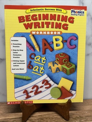 Scholastic Success with Beginning Writing Workbook Paperback 2005 NEW