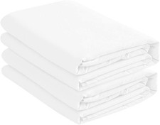 Microfiber 2 Twin XL Fitted Bottom Bed Sheets 2-Pack 1800 XL, White