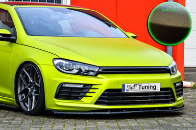 V2 Spoilerschwert Frontspoiler mit Wing aus ABS für VW Scirocco R FL OEm Optik