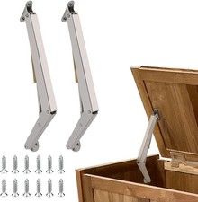 2 Pack 150N Gas Strut Hinges Soft Close Heavy Lid Stay