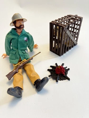 GI Joe Vintage 70's Adventure Team White Tiger Hunt, loved but good condition