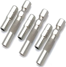 1/4 to 4Mm Bit Adapter, Hex Screw Driver Bit Adapter Magnetic,6.35Mm outside to 