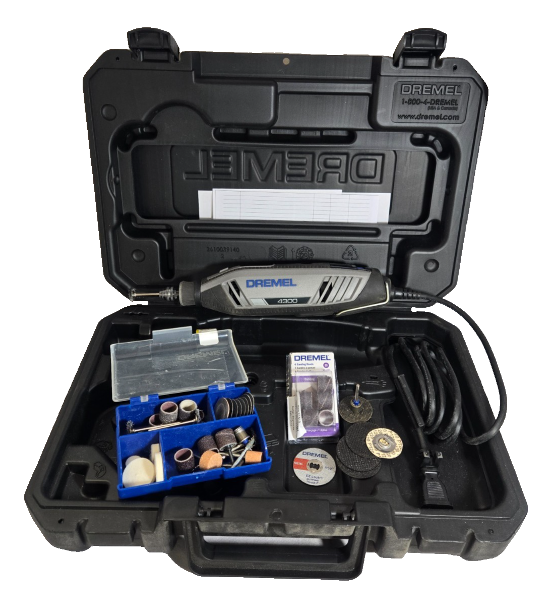 Dremel 4300 Corded Rotary Tool Kit with Variable Speed and Case  