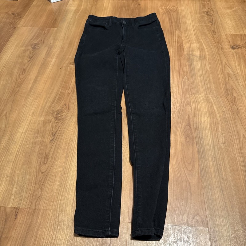 Women’s American Eagle Black Stretchy Jeans Size 2 Used