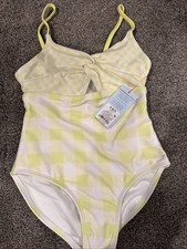 Cat  Jack Girls One Piece Swimsuit Bathing Suit Size S 6/7 