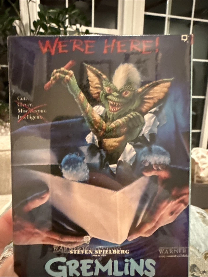 Gremlins VHS 1990 Steven Spielberg 80s Horror Comedy Film Rare NEW IN PLASTIC - Image 2 of 4