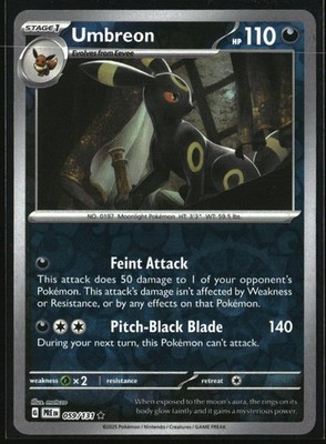Umbreon 059/131 Rare Holo Pokemon NM