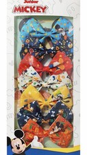 Disney Alligator Hair Clips/Bows For Girls, Mickey Mouse- 7 Pack- New