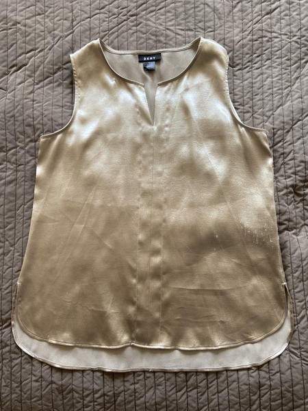 Women DKNY Shirt Beige 42 / XL / 50