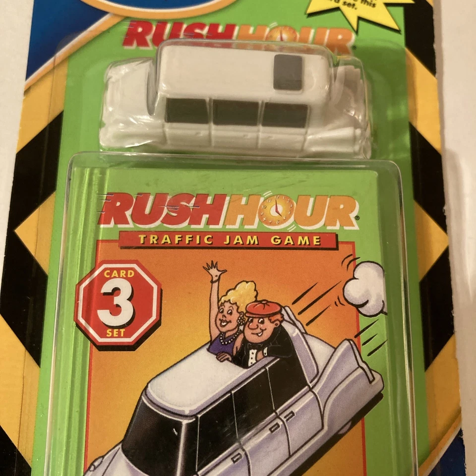 Vintage Rush Hour Traffic Jam Game Puzzle Card Expansion Set 3 Thinkfun 1998 New - Image 3 of 4