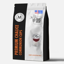 Chalice Communion Cups Prefilled with Juice And Wafer Ready to Use Pack Of 25