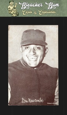 1947-66 Exhibits (W461) Don Newcombe Plain Jacket & Cap Creased