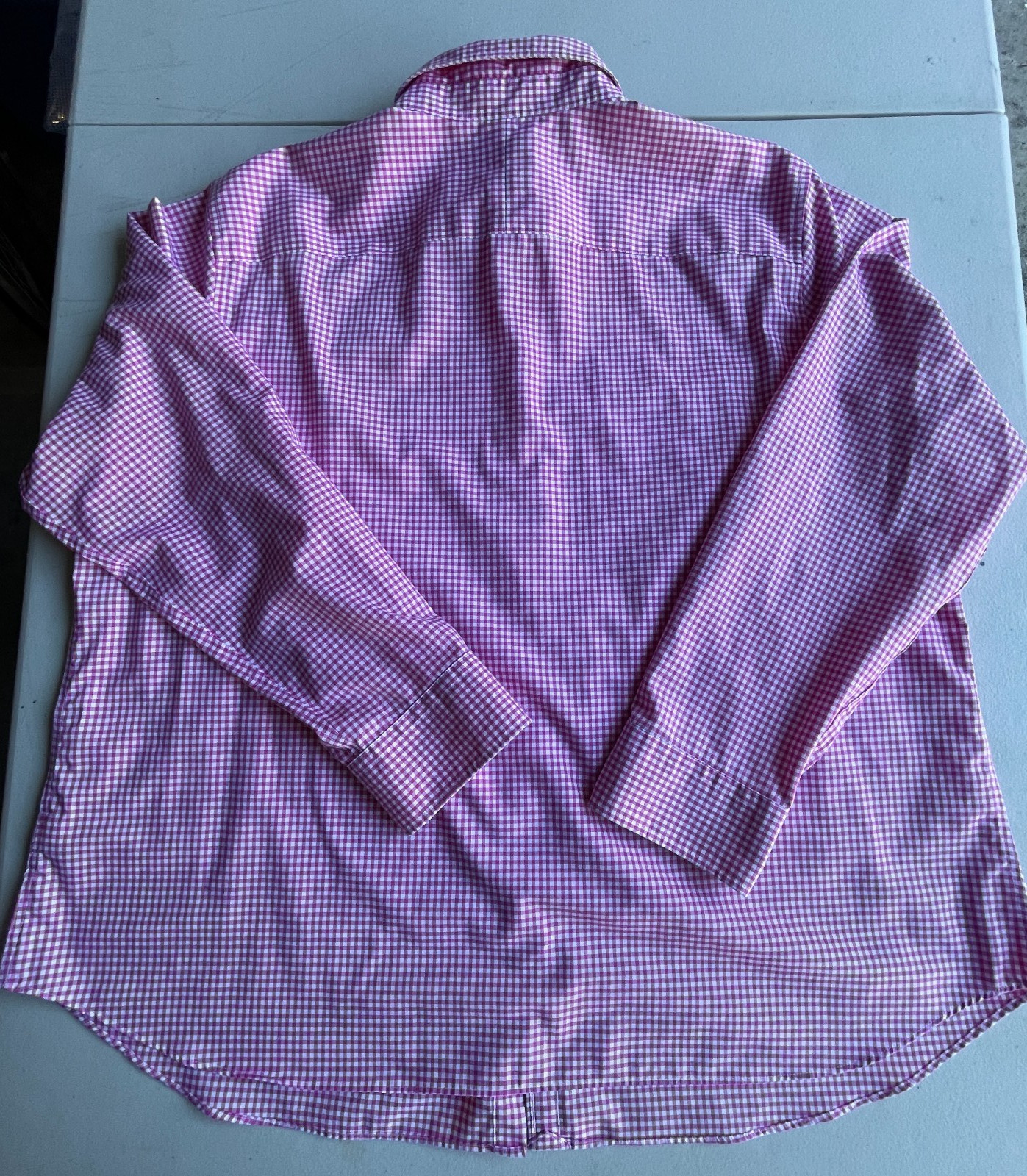 Chaps Classics Pink Gingham Button Down Shirt Wom… - image 4