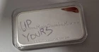 MCM 1 oz .999 Silver Mirror Back Proof-Like Classic Promotional Bar - Flawless