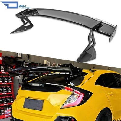 Fits 2017-2021 Honda Civic FK7 FK8 Type-R SPN Type Carbon Fiber Rear GT Spoiler