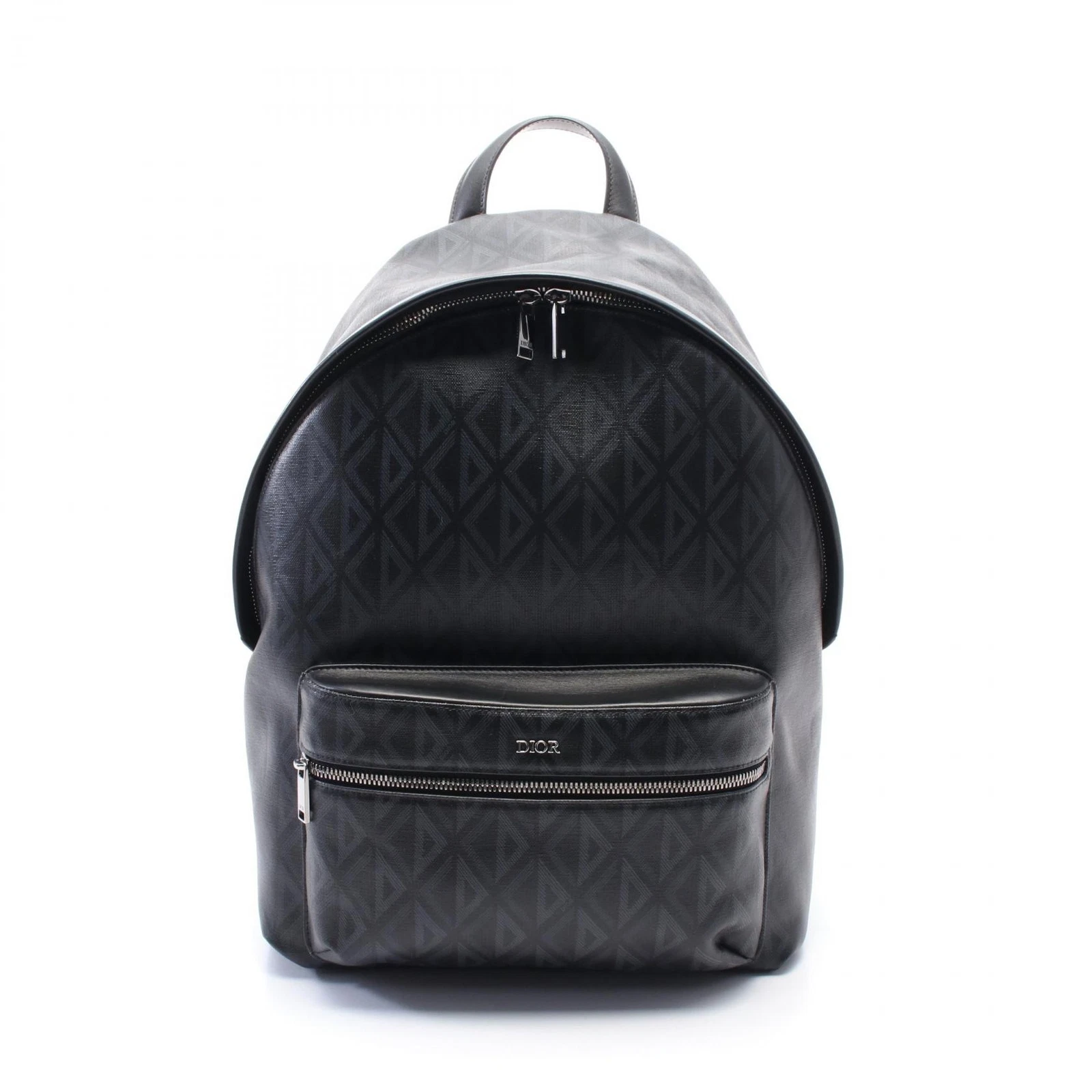 DIOR HOMME Rider CD Diamond Sac à Dos Sac à Dos Toile Cuir Noir Occasion