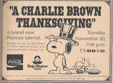Charlie Brown Thanksgiving 1973 Holiday Special with Original Commercials 