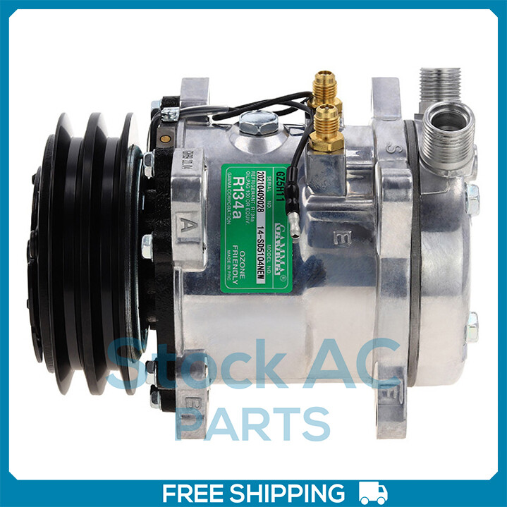 New A/C Compressor for Sanden SD507 - 12V - 2 Groove QU | eBay