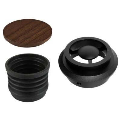 Coffee Grinder Single Dose Hoppers Hand Pressure Bean Bin with Silicone Bellow