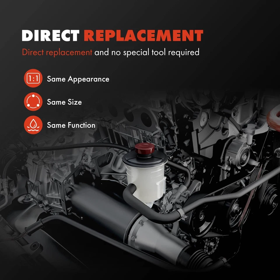 Power Steering Reservoir w/ cap for Chevrolet Aveo Aveo5 09-11 Pontiac G3 Wave  - Image 3 of 4