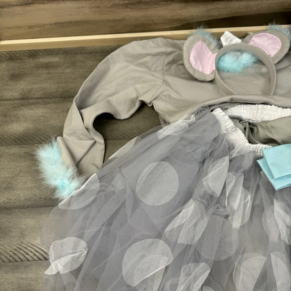 Pottery Barn Teen Mouse Tutú Disfraz de Halloween Gris Multi Talla 9-10 Nuevo sin Etiquetas Foto 3 de 4