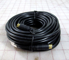 50ft S-VHS S-Video 4-pin Male-Male Cord Cable - Steren 255-208 - NEW