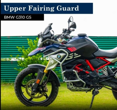 ''UPPER CRASH GUARD, SILVER'' FIT FOR BMW G310 GS