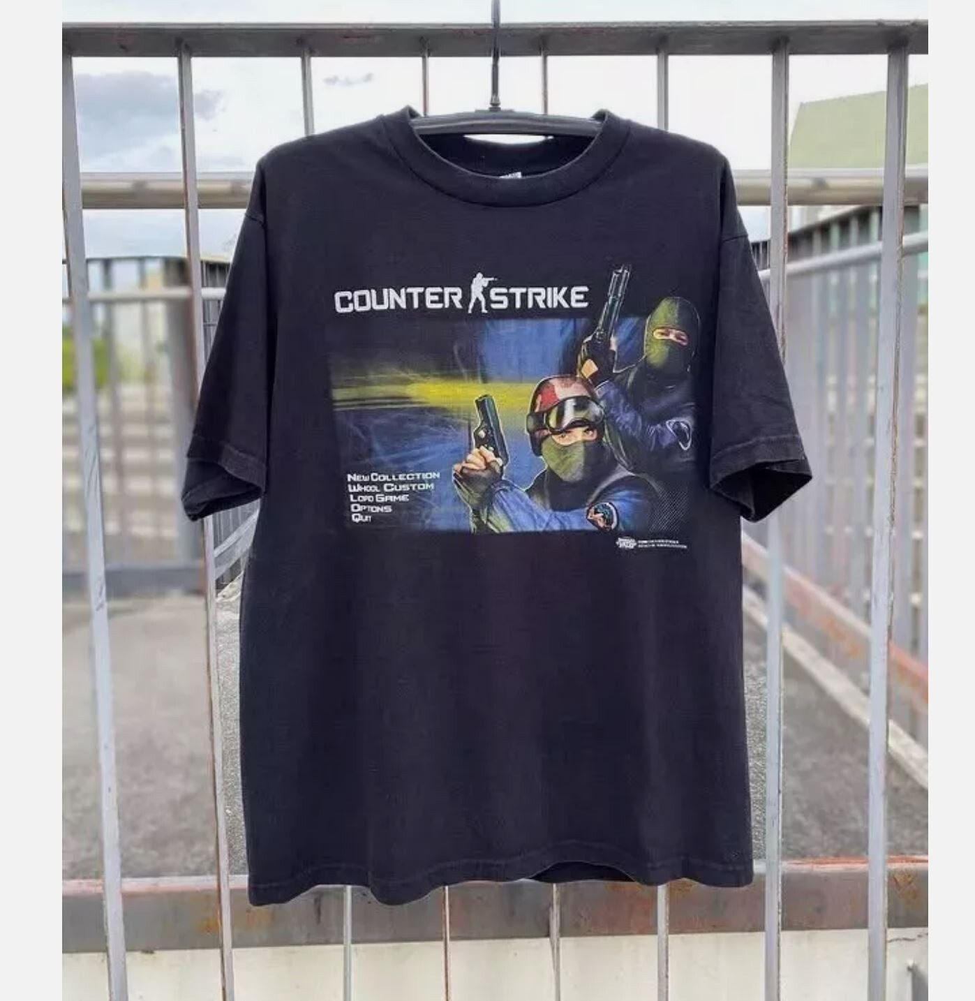 Vintage 1999 Counter-Strike 1.6 Navy Promo T-Shirt Unisex