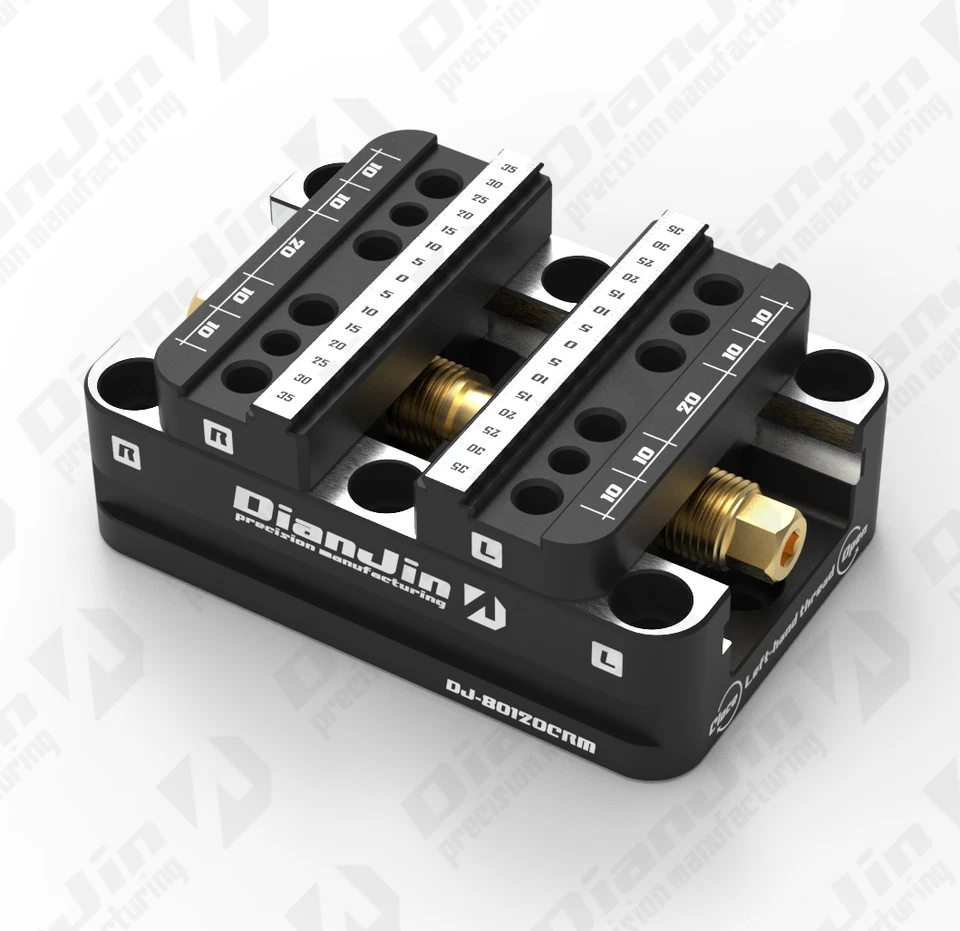 Four / five-axis clamp self-centering vise quick change four-axis L bridge plate - Image 3 of 4