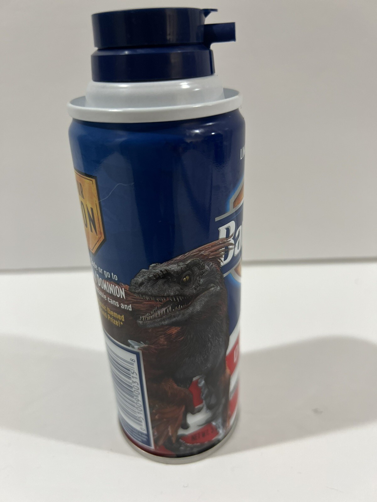 Jurassic World Dominion Park Limited Edition Barbasol Shaving Cream Can