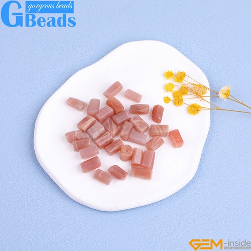 Natural Assorted Gemstone Faceted Tube Column Beads for Jewelry Making 8x12mm - Picture 8 of 192