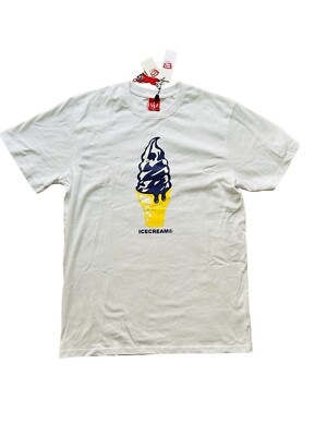 Ice Cream x Billionaire Boys Club BBC Mens Sherbert T-Shirt White