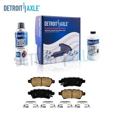 Rear Ceramic Brake Pads W Hardware Kit Fits For 2005 - 2012 Nissan Pathfinder Rear Ceramic Brake Pads W Hardware Kit Fits For 2005 - 2012 Nissan Pathfinder