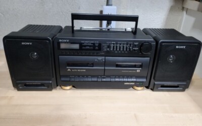 Sony CFS-720 AM/FM Cassette* Corder Tape Stereo Detachable