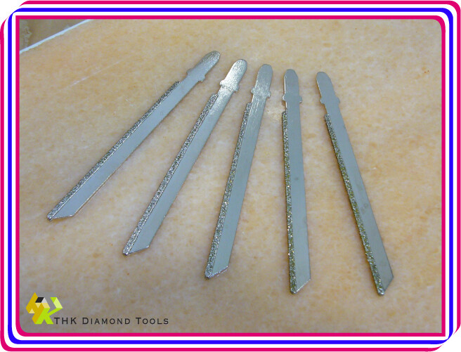 5 pieces 102mm 4 inch 4" THK Diamond coated JIG SAW BLADE Tshank GRIT 50 eBay