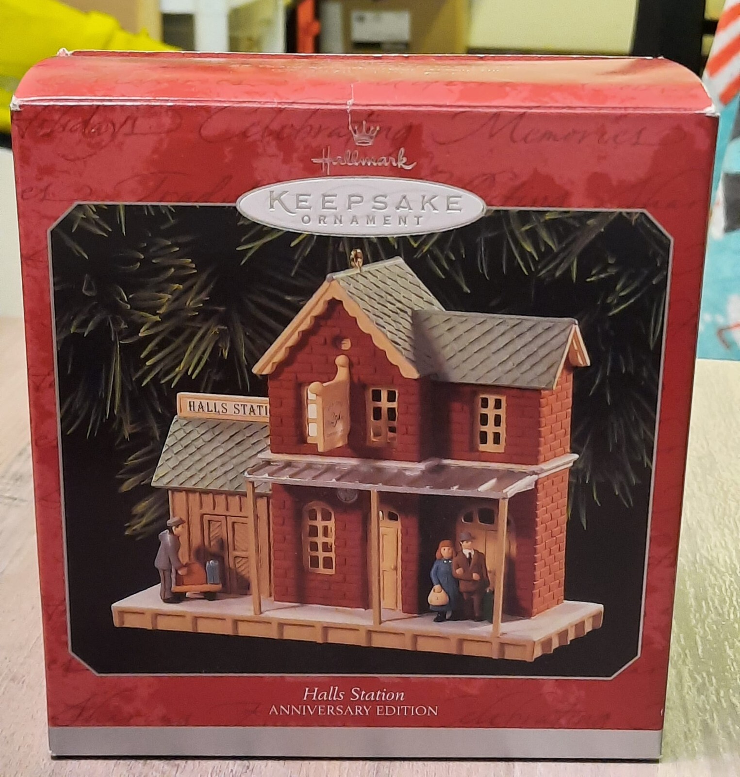 Hallmark Keepsake Halls Station Ornament 1973-1998 Collectible