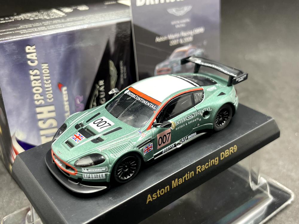 Kyosho 1/64 British sports car Aston Martin Racing DBR9 #007 diecast model 38J1
